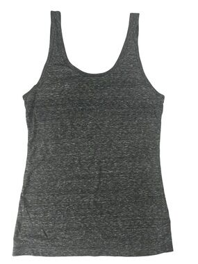 Topshop Gray Tank Top Womens Sleeveless Scoop Neck Basic Stretch Size 6